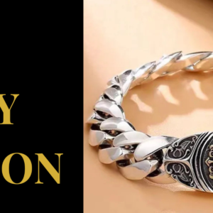 Royal Jewelry Collection - 925 Sterling silver Royal Cross Bracelet for Men